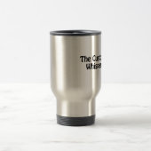 de bewaarnemer van de whisker reisbeker (Center)