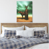 De Bewaker Canvas Afdruk (Insitu (Slaapkamer))