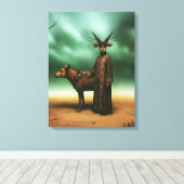 De Bewaker Canvas Afdruk (Insitu (Houten vloer))