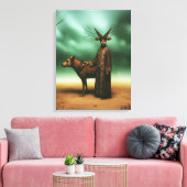 De Bewaker Canvas Afdruk (Insitu (Woonkamer))