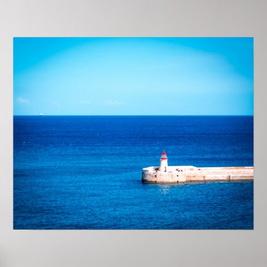 De Bewaker van de Grote Haven: Valletta Breakw Poster (Voorkant)