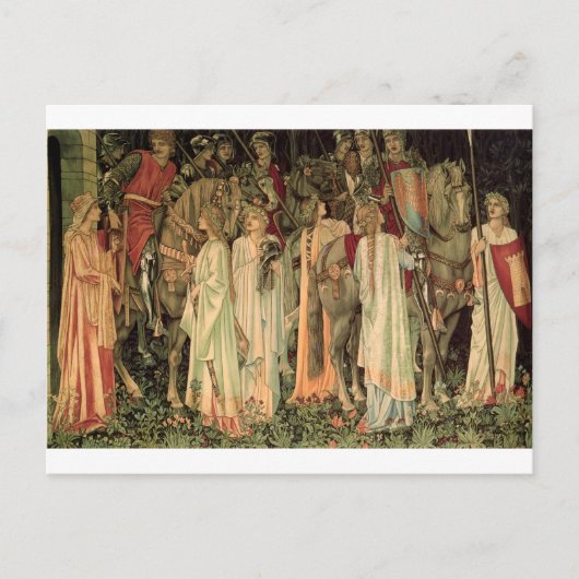 De bewapening en het vertrek van de nachten briefkaart (Voorkant)