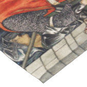 De bewapening en het vertrek van de nachten  tafelkleed (Gekanteld)