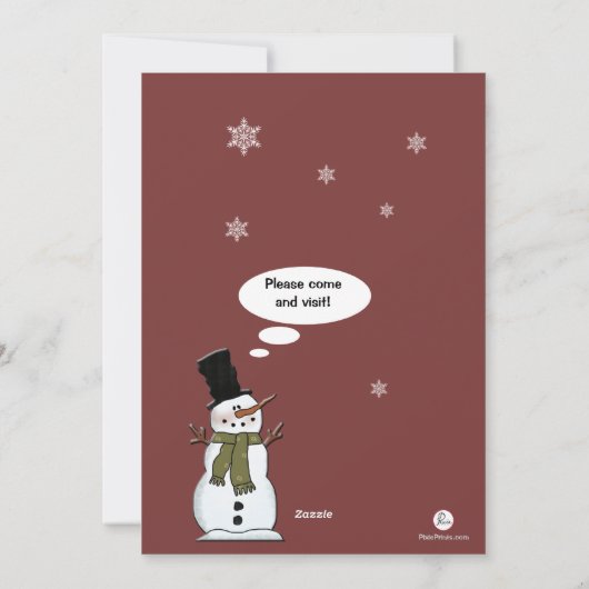 De Bewegende Aankondiging van de sneeuwman (Achterkant)