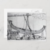 De bewegende IJzeren Girders bouwden de Hunterian Briefkaart (Voorkant / Achterkant)