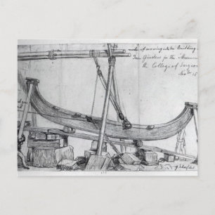 De bewegende IJzeren Girders bouwden de Hunterian Briefkaart