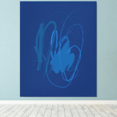 De bewegende lijn Verrekte Druk van het Canvas (Insitu (Houten vloer))