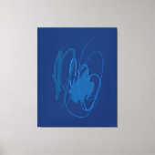 De bewegende lijn Verrekte Druk van het Canvas Afdruk (Voorkant)