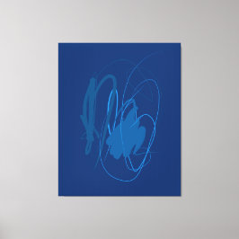 De bewegende lijn Verrekte Druk van het Canvas Afdruk