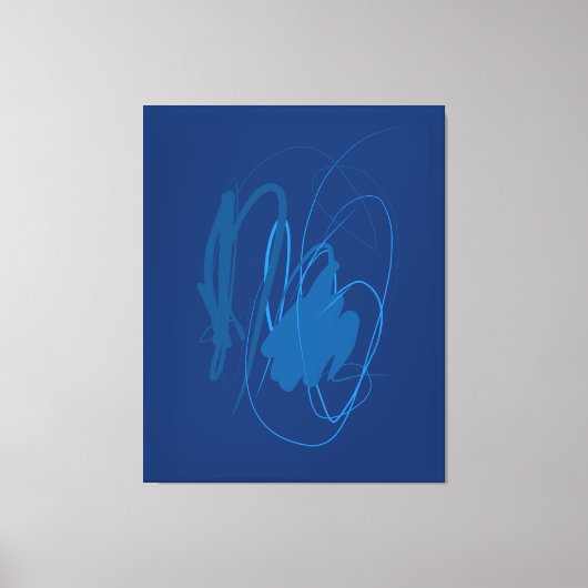 De bewegende lijn Verrekte Druk van het Canvas Afdruk (Voorkant)