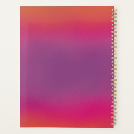 De bewerkbare gezinspanner - voeg uw familienaam t planner (Achterkant)