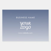 De bewerkbare verloopkleur van uw Logo Inpakpapier Vel (Voorkant)