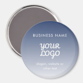 De bewerkbare verloopkleur van uw Logo Magneet (Voorkant / Achterkant)