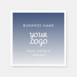 De bewerkbare verloopkleur van uw Logo Servet