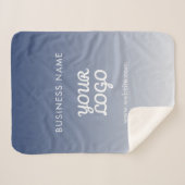 De bewerkbare verloopkleur van uw Logo Sherpa Deken (Voorkant (horizontaal))