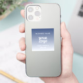 De bewerkbare verloopkleur van uw Logo Sticker (Telefoon)