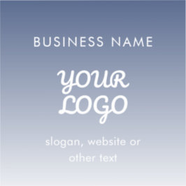 De bewerkbare verloopkleur van uw Logo Sticker