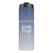 De bewerkbare verloopkleur van uw Logo Thermosbeker (Voorkant)