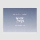 De bewerkbare verloopkleur van uw Logo Tissuepapier (Voorkant)