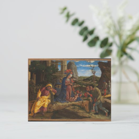 De bewondering van de Herders Briefkaart (Staand voorkant)