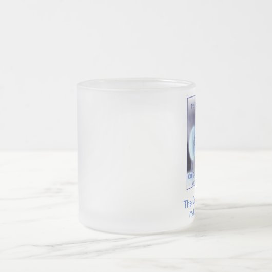 De bewuste Uitzicht TV Show Coffee-Mok Matglas Koffiemok (Center)