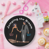 De bezemsteel overspringen papieren bordje (Feest)