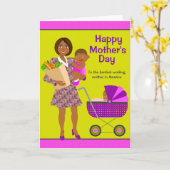 De bezige Afrikaanse Amerikaanse Kaart van het (Gele Bloem)