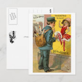 De 'Bezige' Mailman Briefkaart (Voorkant / Achterkant)