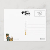 De 'Bezige' Mailman Briefkaart (Achterkant)
