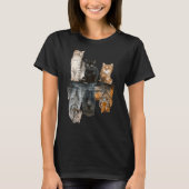 De Bezinning van de Kat van vrouwen Tiger Vrienden T-shirt (Voorkant)