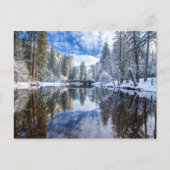 De Bezinning van de winter in Yosemite Briefkaart (Voorkant)