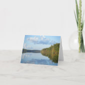 De "bezinningen van de herfst bij Lange Vijver " Kaart (Voorkant)