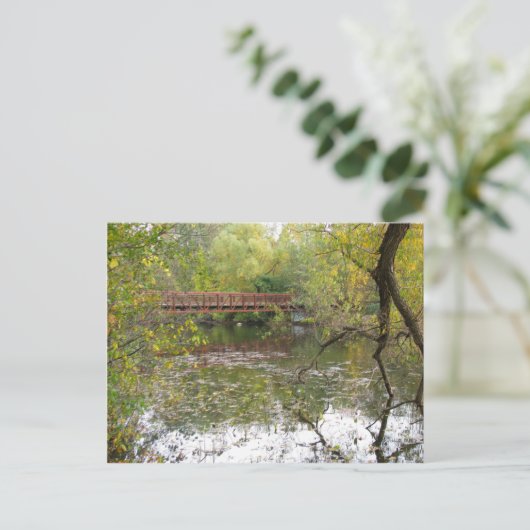 De Bezinningen van de herfst Briefkaart (Staand voorkant)