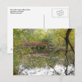 De Bezinningen van de herfst Briefkaart (Voorkant / Achterkant)