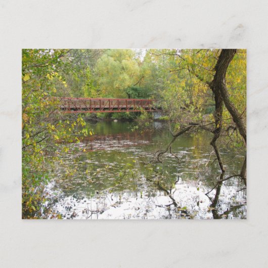 De Bezinningen van de herfst Briefkaart (Voorkant)