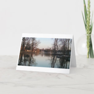 De bezinningen van de herfst kaart