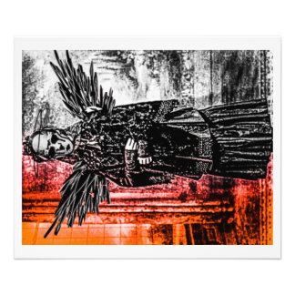 De bezoeker 20x24 foto afdruk