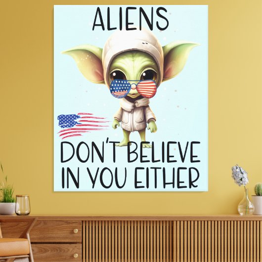 De Bezoeker Canvas Afdruk (Insitu (Woonkamer))