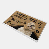 De bezoeker dient te zijn goedgekeurd door Springe Deurmat (Schuin)