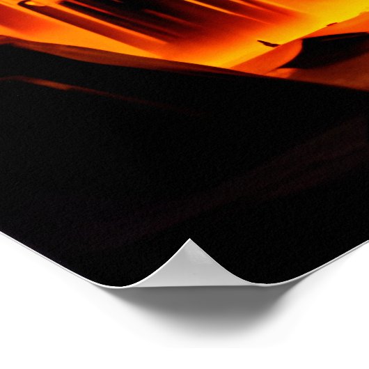 De bezoeker komt aan poster (Hoek)