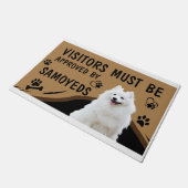 De bezoeker moet worden goedgekeurd door Springer  Deurmat (Schuin)