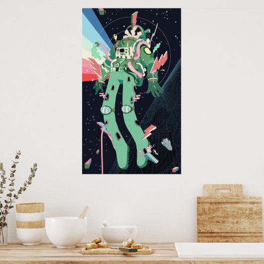 De bezoeker poster (Keuken)