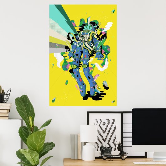 De bezoeker poster (Thuiskantoor)