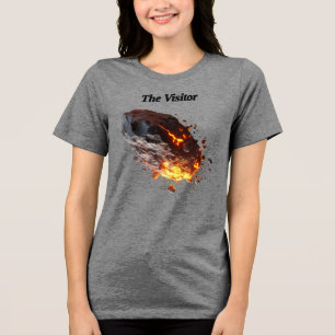 'De bezoeker', Space Rock uit de ruimte Tri-Blend Shirt
