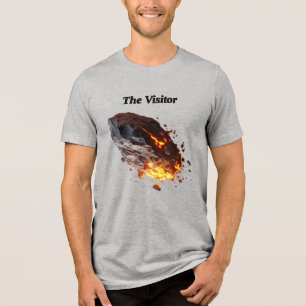 'De bezoeker', Space Rock uit de ruimte Tri-Blend Shirt