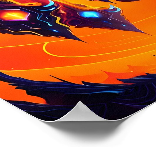 De bezoekers Ken Gage Sci-Fi Poster (Hoek)