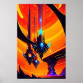 De bezoekers Ken Gage Sci-Fi Poster (Voorkant)