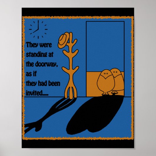 De bezoekers poster (Voorkant)