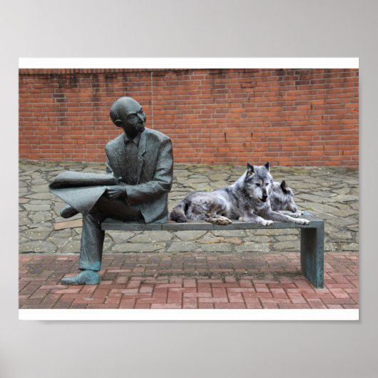 De bezoekers van vandaag waren echte wolven. poster (Voorkant)