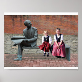 De bezoekers van vandaag waren onder andere jonge poster